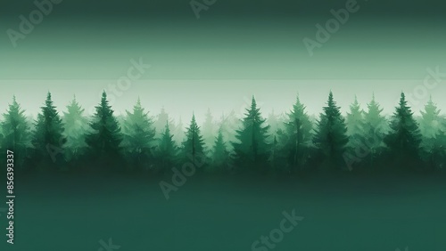 A digital artwork featuring a seamless green gradient.  with a deep forest green at the top and transition smoothly through various shades of green, ending with a soft mint green at the bottom.  photo