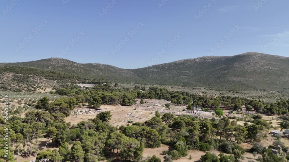 The Epidaurus Ancient Theatre is a theatre in the Greek old city of Epidaurus dedicated to the ancient Greek God of medicine, Asclepius. The Epidaurus Ancient Theatre is a theatre in the Greek old city of Epidaurus dedicated to the ancient Greek God of medicine, Asclepius.