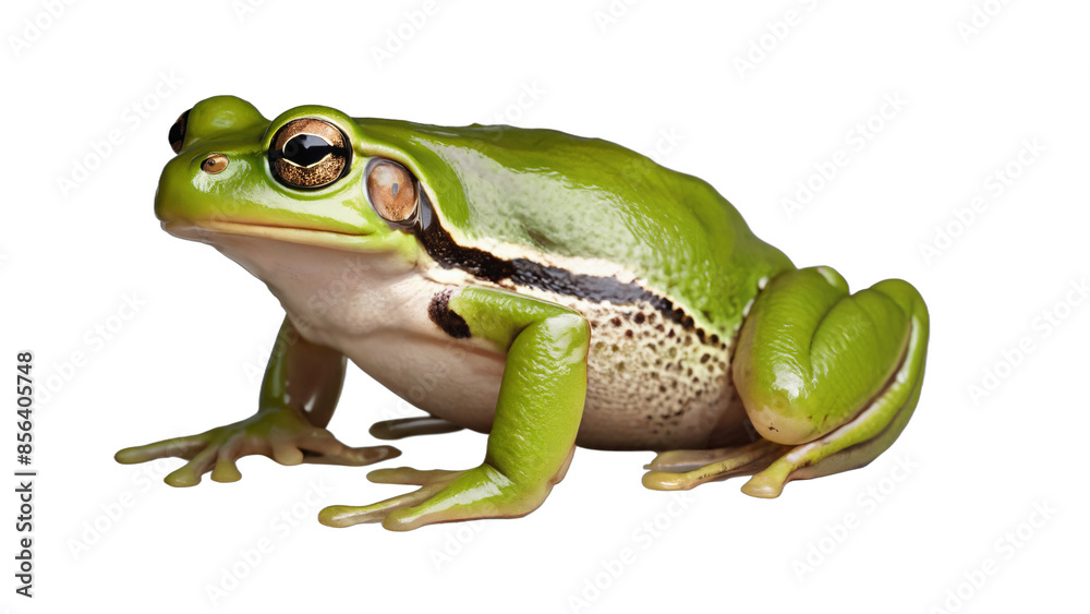Obraz premium frog isolated on white background , transparent png image