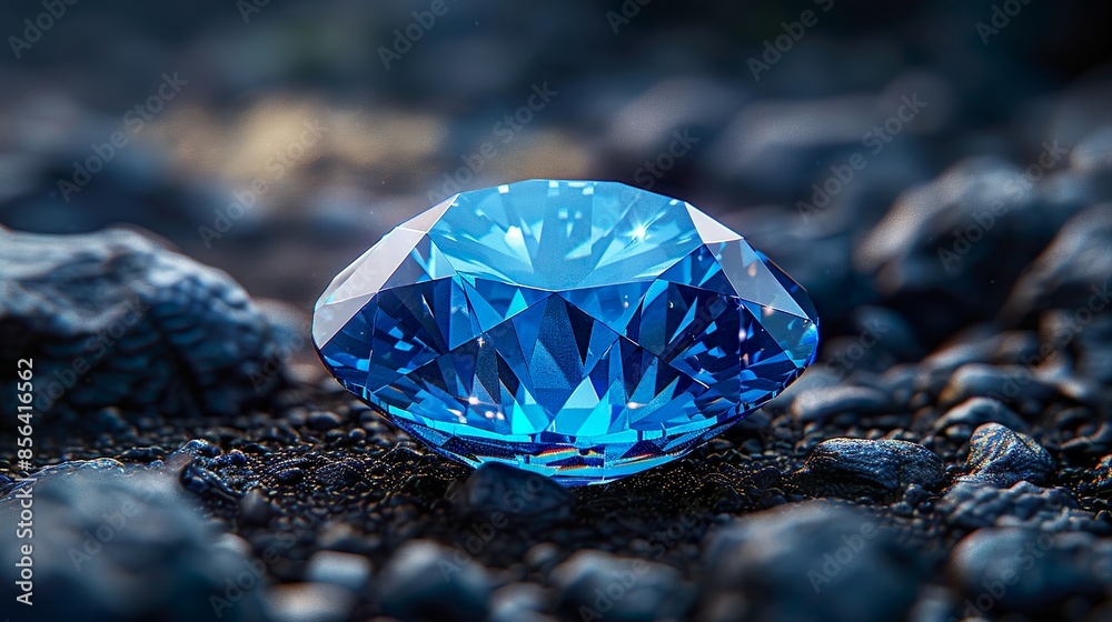 Blue gemstones are brilliantly set to sparkle in the light and showcase deep, vivid colors that reflect a wide spectrum of blue light from navy to turquoise Blue gemstones are brilliantly set to sparkle in the light and showcase deep, vivid colors that reflect a wide spectrum of blue light from navy to turquoise