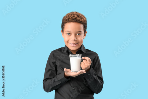 Little African-American boy...