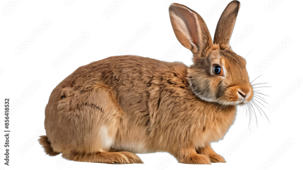 Obraz premium rabbit isolated on white background , transparent png image