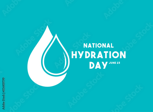 National Hydration Day. June 23.