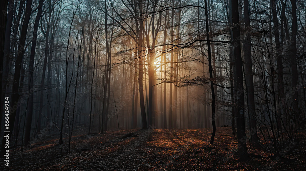 Obraz premium Forest landscape.