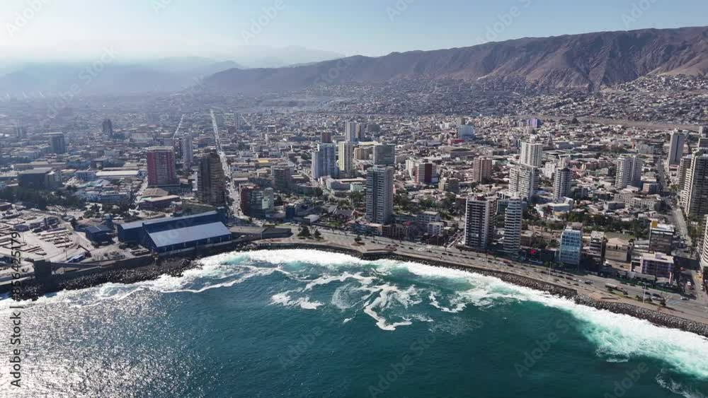 Playa y Zona puerto, antofagasta centro, acercamiento