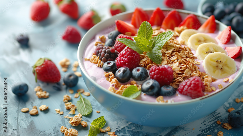 yogurt with berries and granola yogurt with berries and granola
