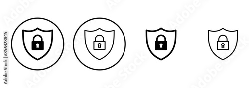 Security icon set. protection icon. privacy. vpn