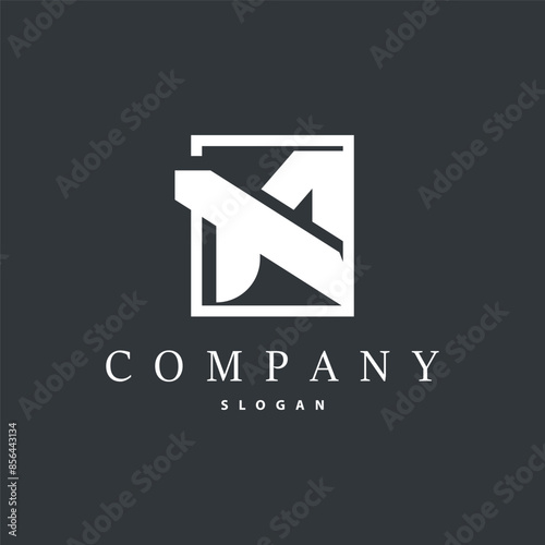 Initial Letter M Minimalist Logo Simple Logotype Vector Corporate Identity Emblem Modern, Luxurious And Elegant Symbol Design Brand, Company, Business