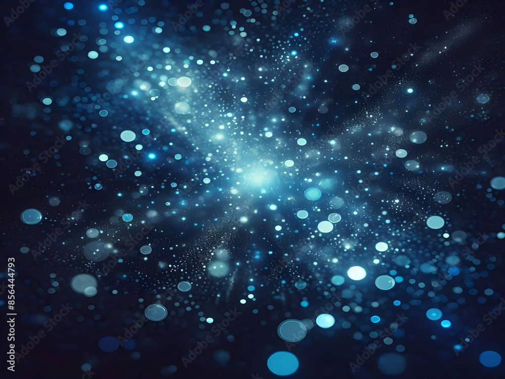 A blue abstract background with dots Shiny blue abstraction A blue abstract background with dots Shiny blue abstraction