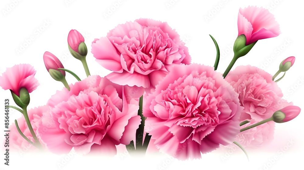 A bouquet of pink flowers with a white background The flowers are arranged in a way that they are not overlapping each other giving the impression of a clean and organized display
A bouquet of pink flowers with a white background The flowers are arranged in a way that they are not overlapping each other giving the impression of a clean and organized display