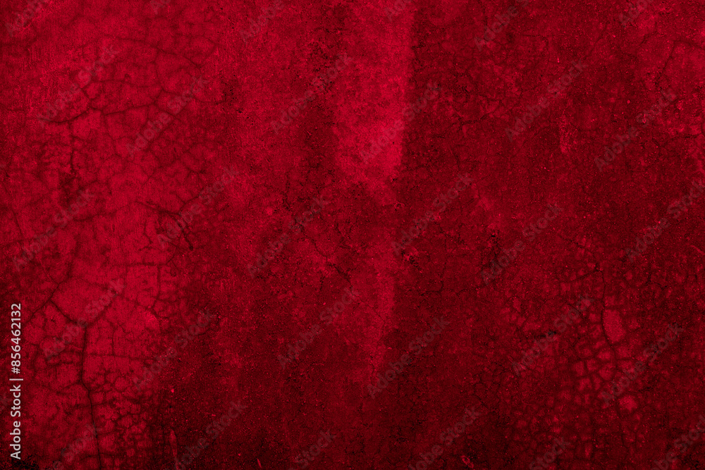 Fototapeta premium Old wall texture cement black red background abstract dark color design are light with white gradient background.