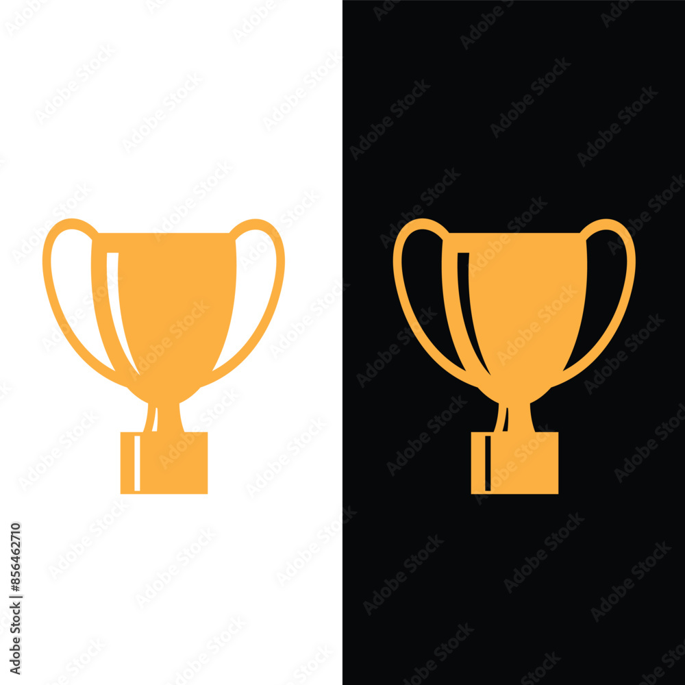Trophy icon vector logo design illustration Trophy icon vector logo design illustration