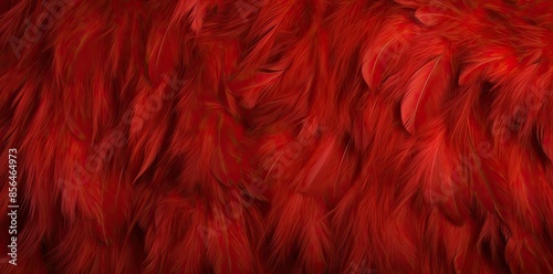 red backgrounds with a lot of red fur © Siasart Studio