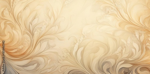 scroll background in the form of a flower