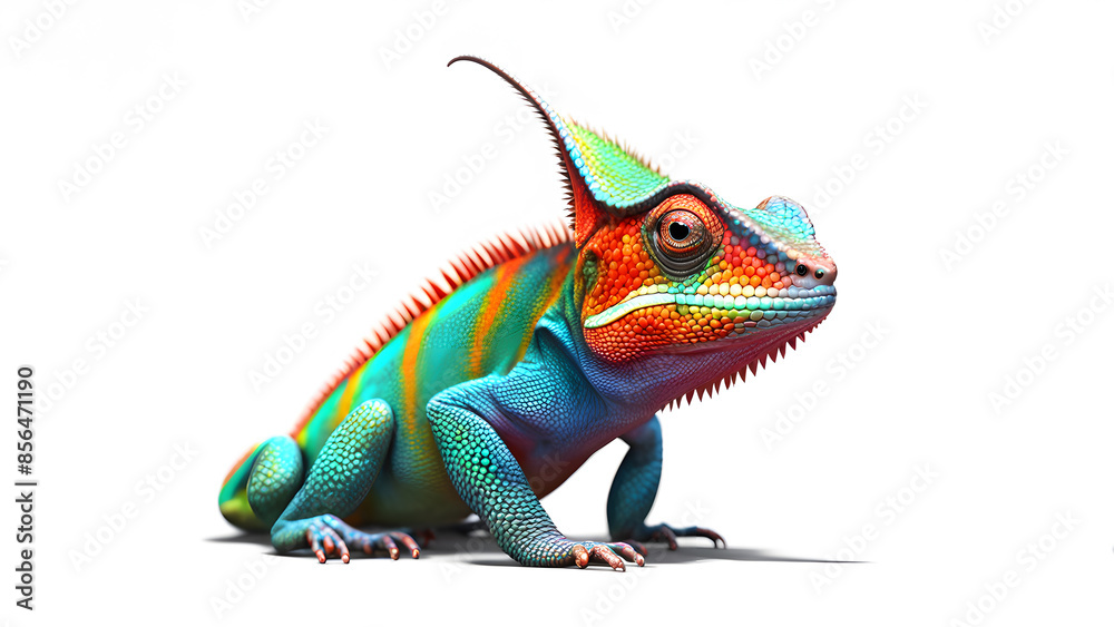 A colorful lizard with a long tail and a pointed head A colorful lizard with a long tail and a pointed head