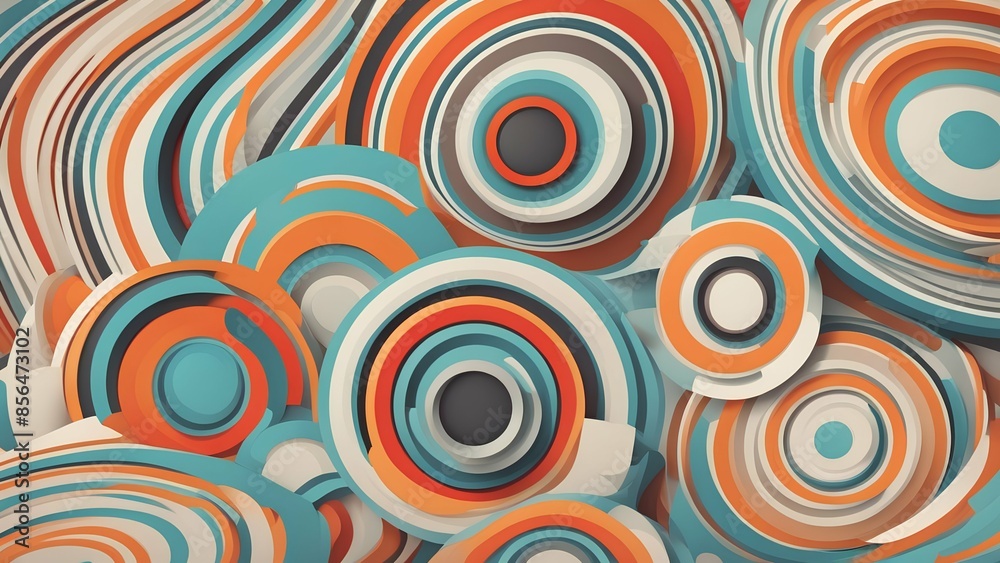 seamless pattern with circles seamless pattern with circles