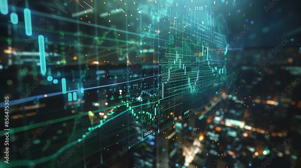 wallpaper of detailed and engaging image of a stock market chart with a clear upward trend, shown at a dynamic angle. The chart should feature pronounced and distinct candlestick patterns, wallpaper of detailed and engaging image of a stock market chart with a clear upward trend, shown at a dynamic angle. The chart should feature pronounced and distinct candlestick patterns,