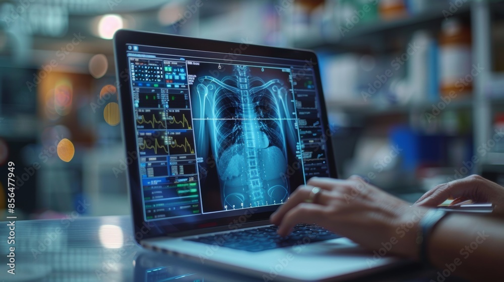 Cutting-edge technology allows doctors to analyze x-ray images and make ...