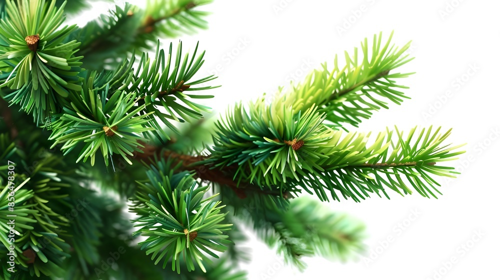 elegant Christmas tree in green, illuminated by sparkling lights. elegant Christmas tree in green, illuminated by sparkling lights.