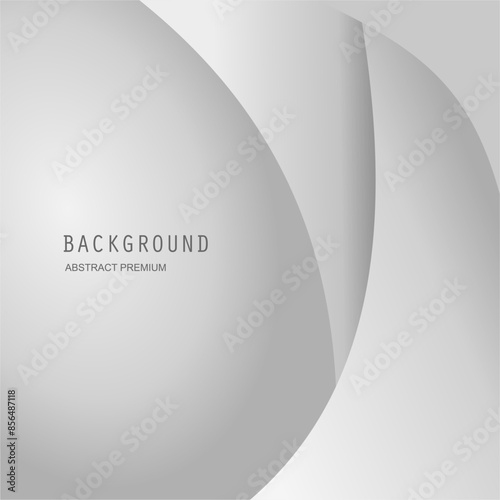 Minimalist silver abstract background design. Futuristic exclusive graphic elements for advertising, greeting cards, website, poster, banner, key visual, book cover, brochure etc… Vector EPS