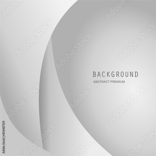 Minimalist silver abstract background design. Futuristic exclusive graphic elements for advertising, greeting cards, website, poster, banner, key visual, book cover, brochure etc… Vector EPS