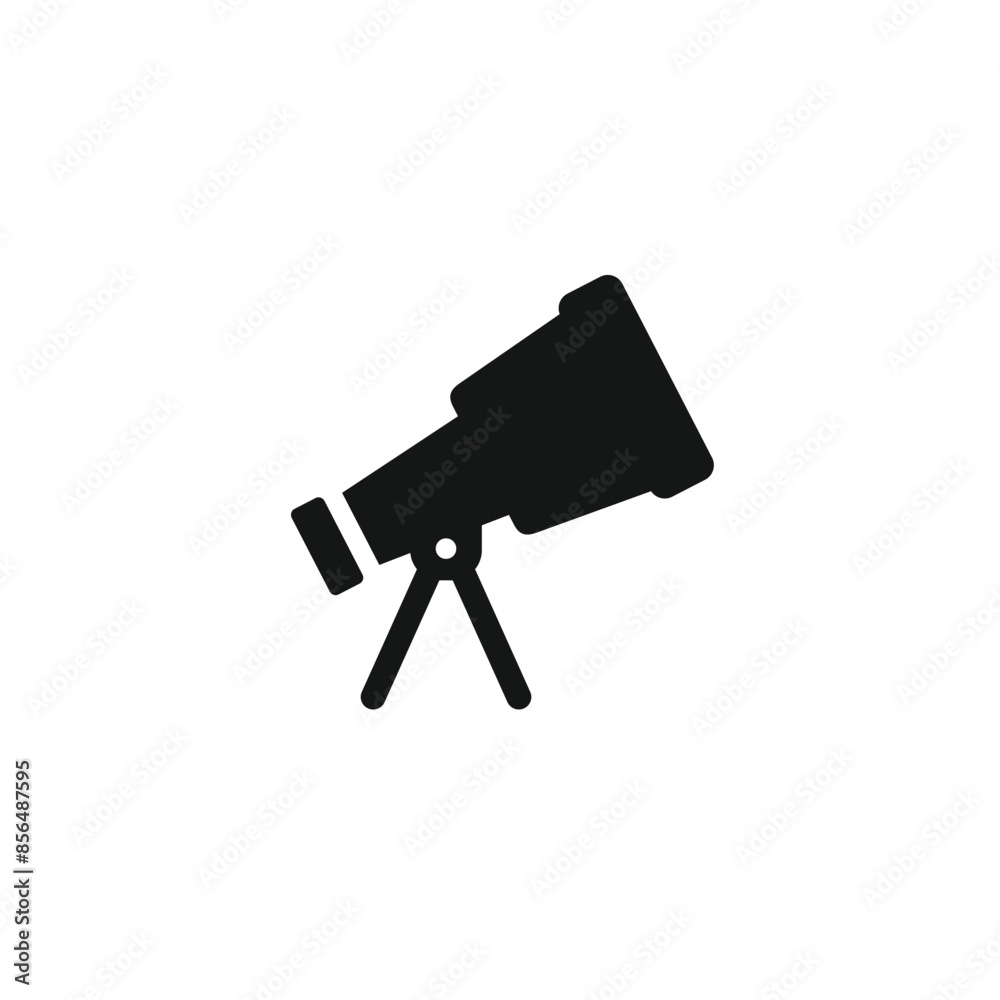 Telescope icon vector. EPS 10 editable vector Telescope icon vector. EPS 10 editable vector