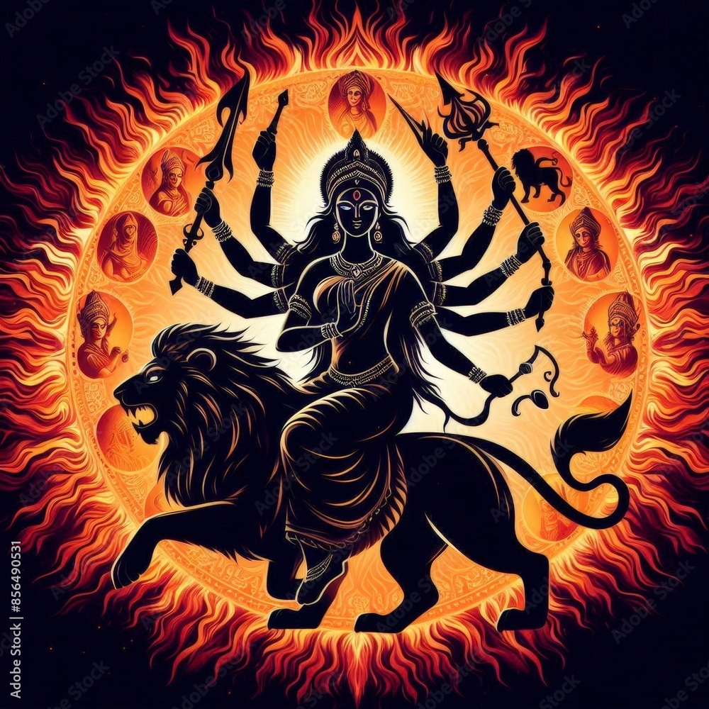 Ma Durga or the Indian festival in Bengal Ma Durga or the Indian festival in Bengal