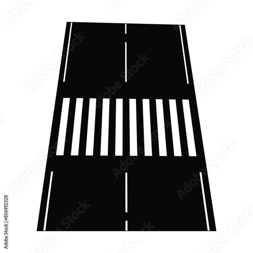 road crossing icon