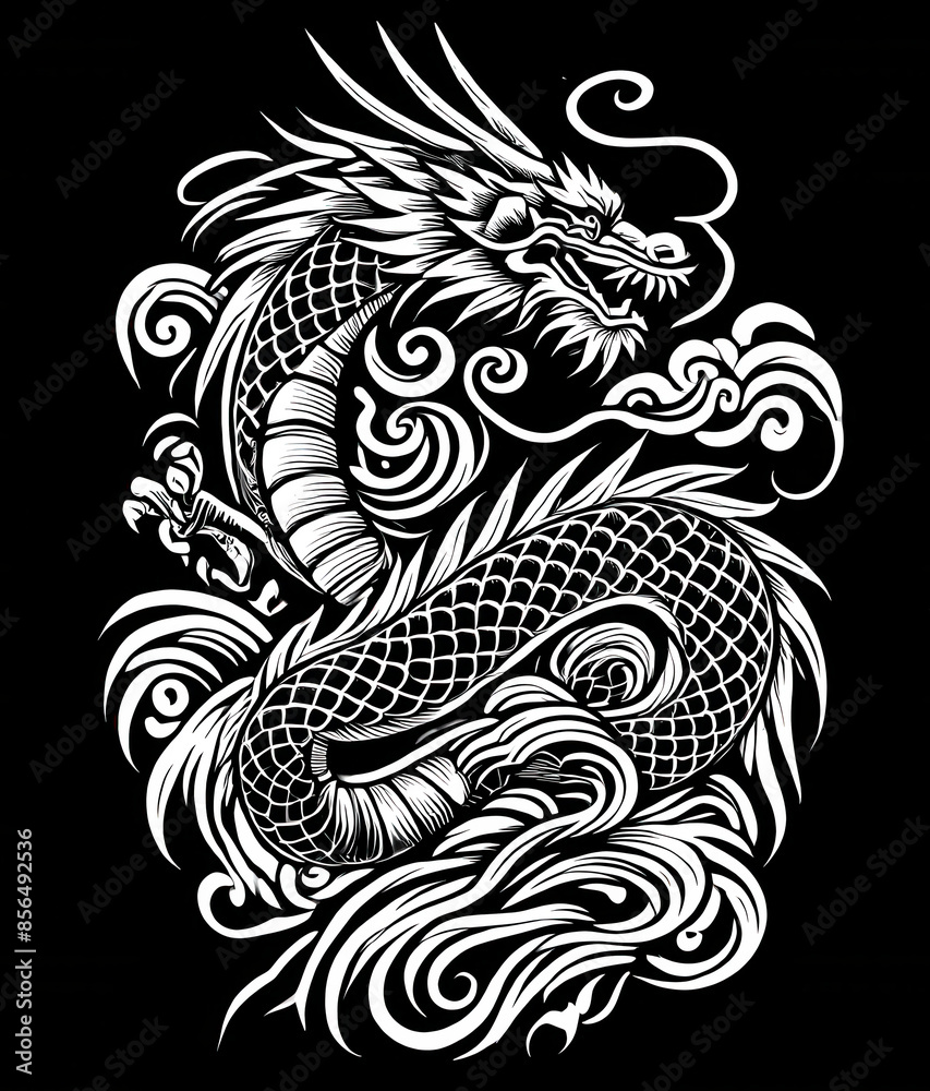 TRIBAL TATOO トライバル タトゥ 刺青 蝶 和柄 龍 Dragon TRIBAL TATOO トライバル タトゥ 刺青 蝶 和柄 龍 Dragon