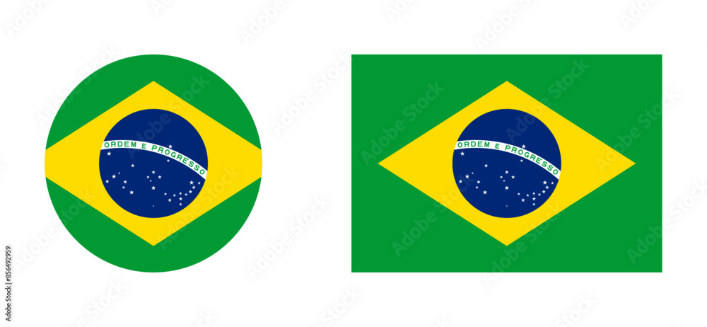 Fototapeta premium Flag of Brazil