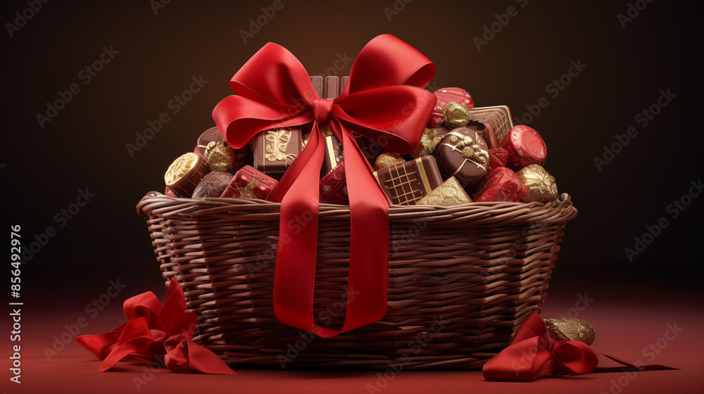 festive holiday chocolate gift basket festive holiday chocolate gift basket