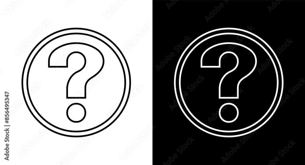 Question Mark symbol icon for web, ui, mobile apps. Question Mark icon sign symbol. Question Mark symbol icon for web, ui, mobile apps. Question Mark icon sign symbol.
