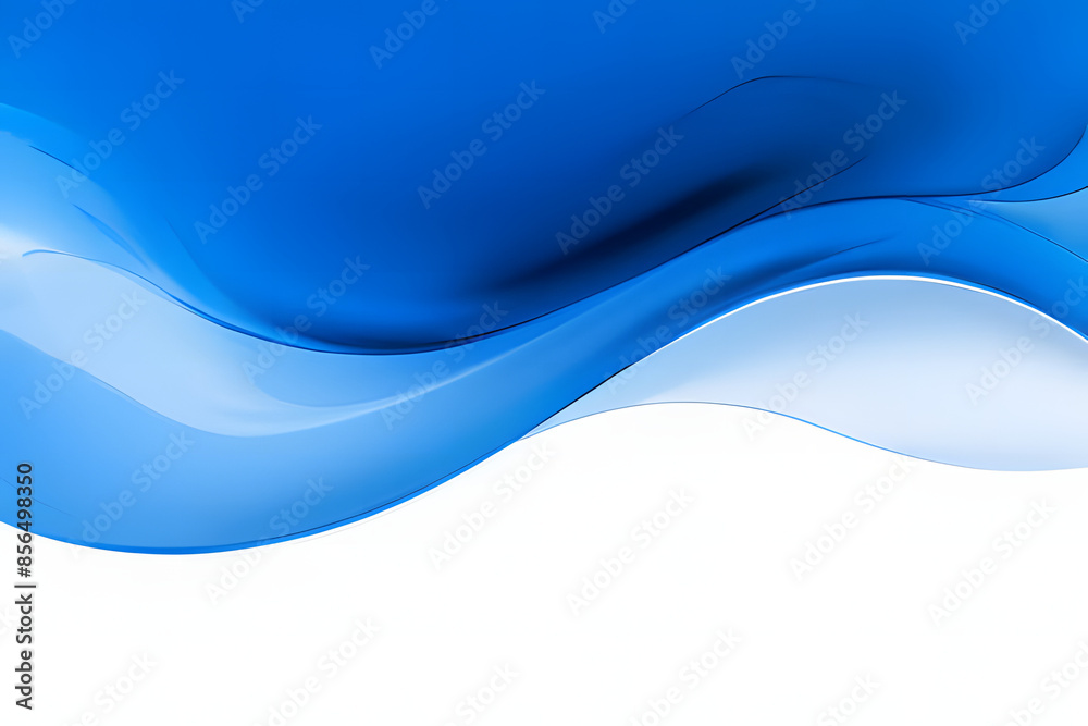Obraz premium abstract blue and white modern background