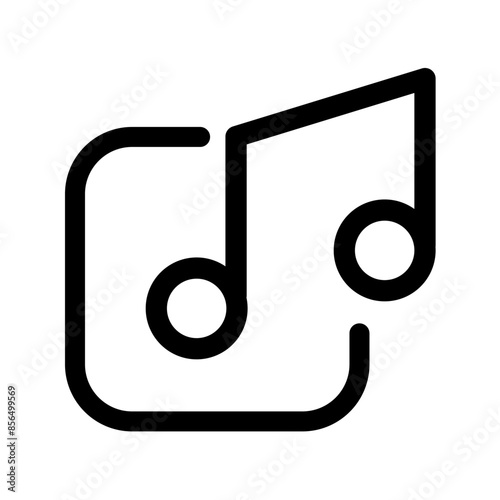 Music icon template