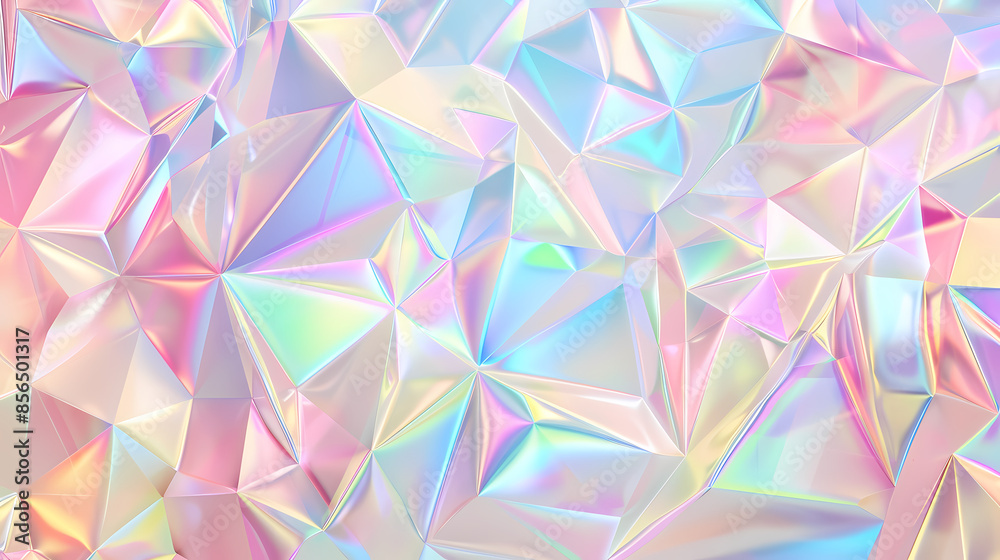 Rainbow background with shining triangles Rainbow background with shining triangles