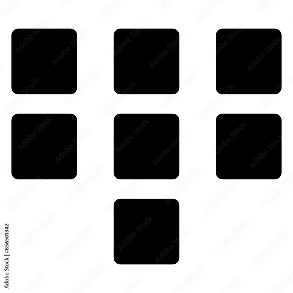 dial pad glyph icon isolated on white background dial pad glyph icon isolated on white background