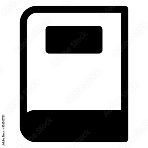 Free Download book glyph  icon isolated on white background - GFXLoad