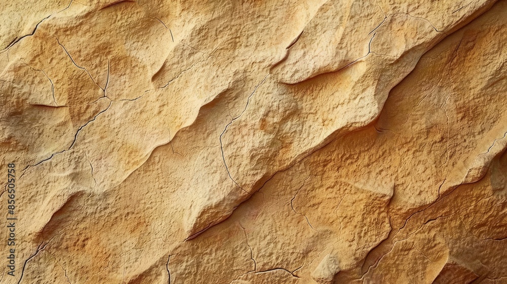 Fototapeta premium A wall with a rough, textured surface