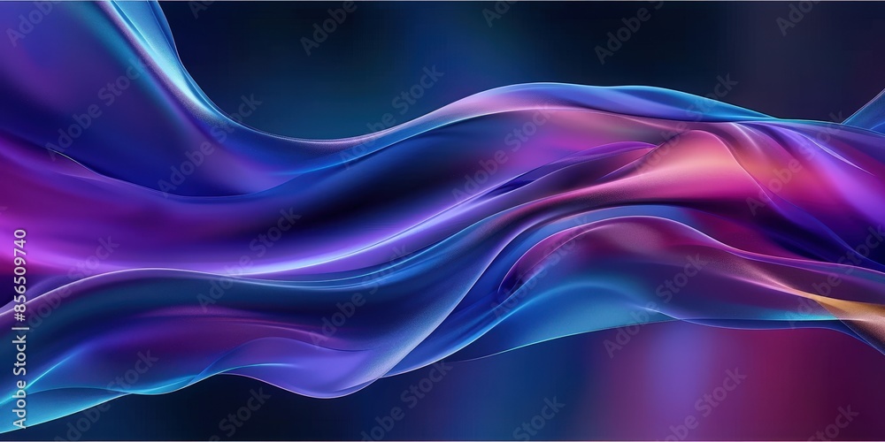 Fototapeta premium Abstract Wavy Background with Vibrant Colors