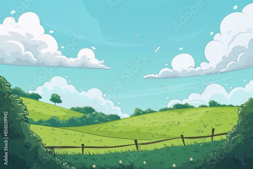 Gentle meadow landscapes for captivating photography designs