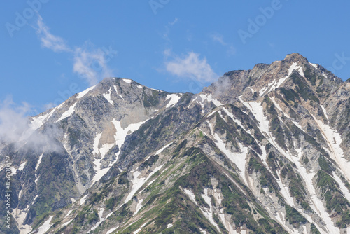 snow covered mountains