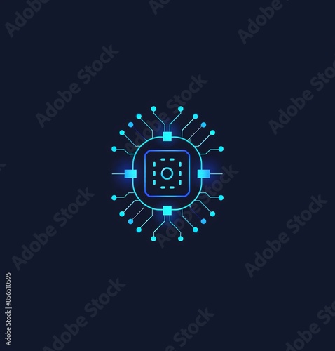 The AI ​​chip logo is as simple as a brain