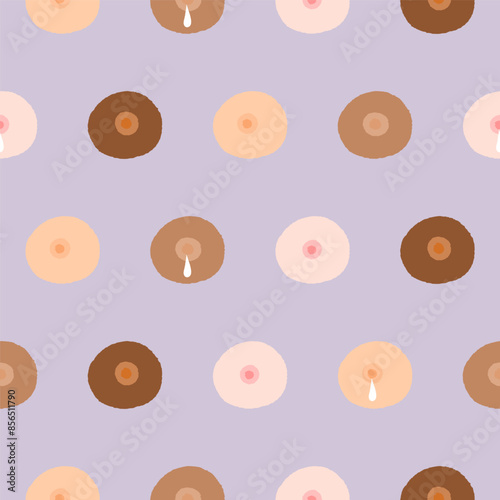 Vector breastfeeding pattern