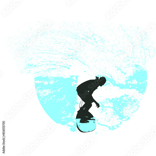 surfista, tabla de surf, vector, surf, ola, surfer, grafico, mar,  deporte