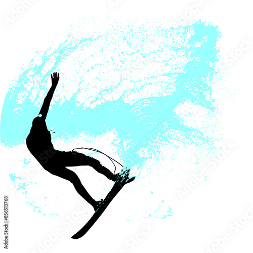surfista, tabla de surf, vector, surf, ola, surfer, grafico, mar,  deporte