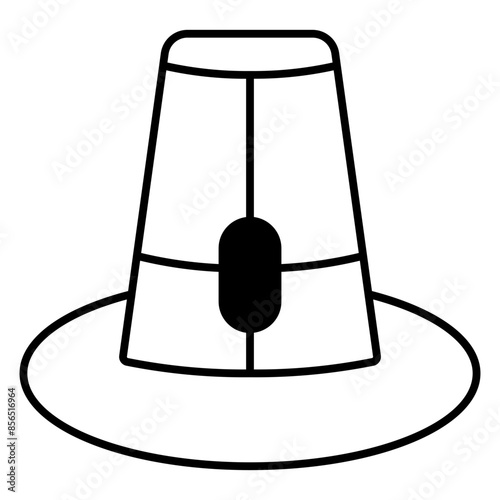 Magic hat icon symbol