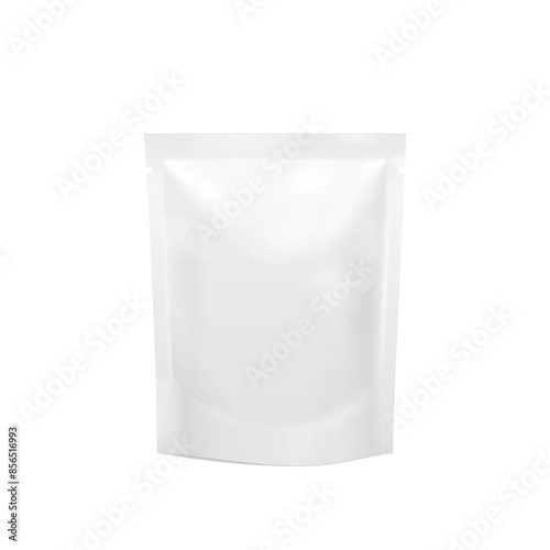 Empty blank of foil or paper food stand . Vector