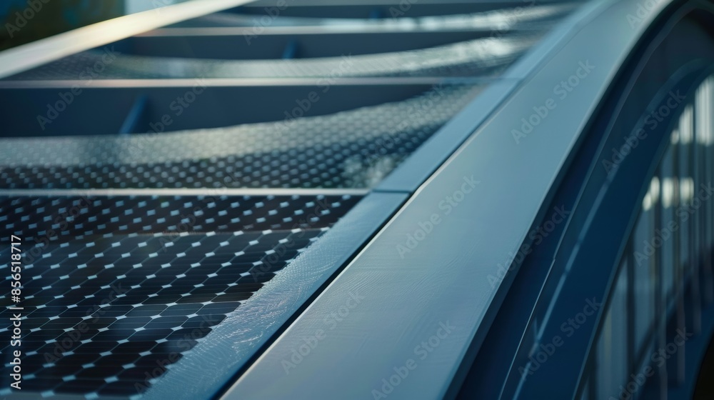 A bridge had a unique design with solar panels forming a pattern on its surface providing both functionality and aesthetic appeal. A bridge had a unique design with solar panels forming a pattern on its surface providing both functionality and aesthetic appeal.