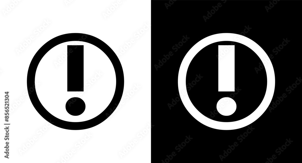 Exclamation Mark symbol icon for web, ui, mobile apps. Exclamation Mark icon sign symbol. Exclamation Mark symbol icon for web, ui, mobile apps. Exclamation Mark icon sign symbol.