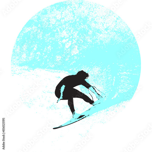 surfista, tabla de surf, vector, surf, ola, surfer, grafico, mar,  deporte